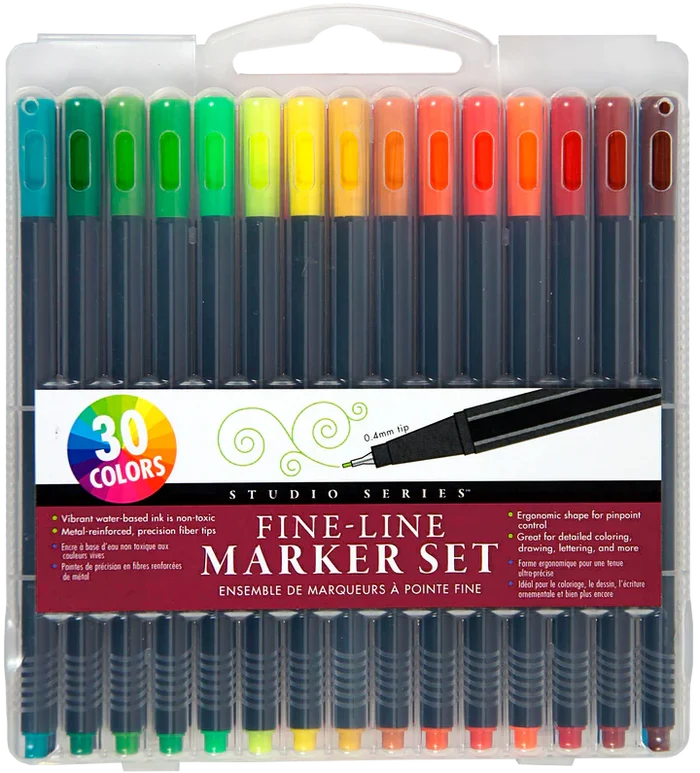 Fine Line Marker Set