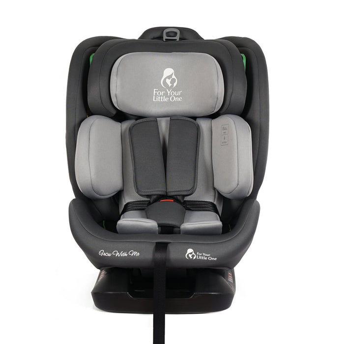 For Your Little One GrowWithMe 0/1/2/3 i-Size Car Seat - Slate Mist (Birth-12 Years)