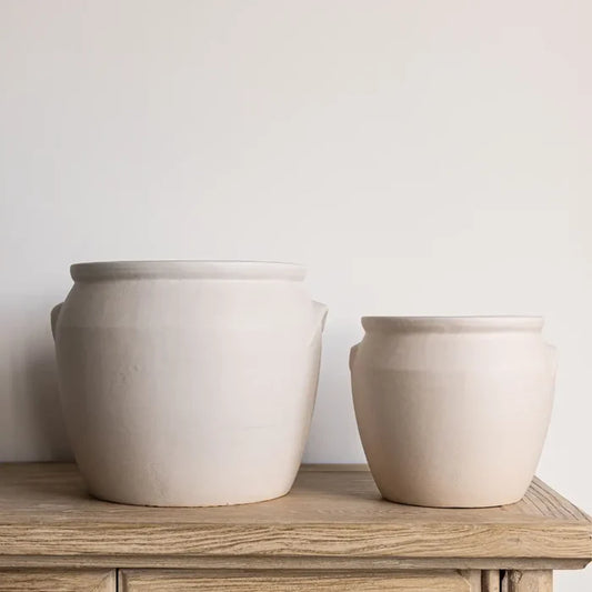 French Replica White Matte Confit Crock Pot - Magnolia Lane co. Home + Garden + Gift