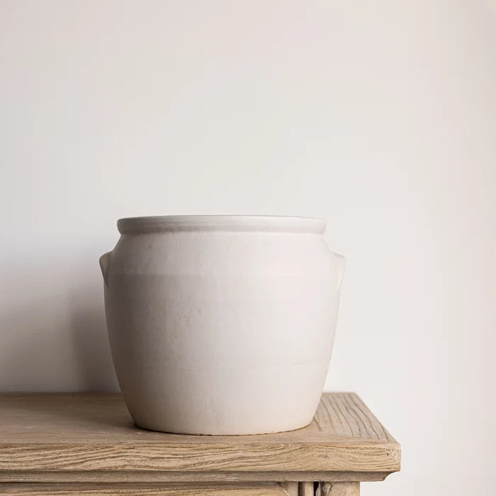 French Replica White Matte Confit Crock Pot - Magnolia Lane co. Home + Garden + Gift