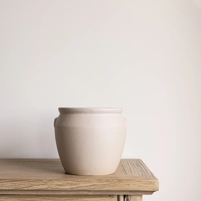 French Replica White Matte Confit Crock Pot - Magnolia Lane co. Home + Garden + Gift