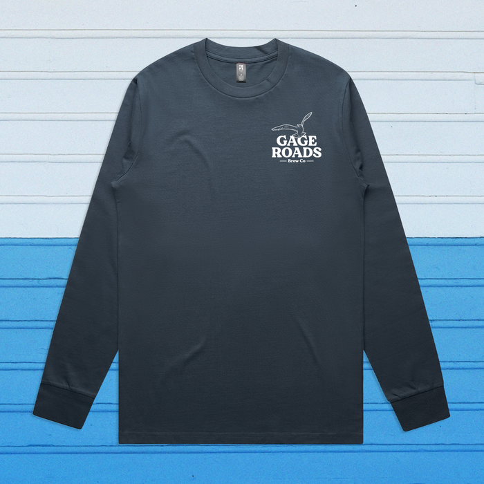 Gage Roads Hero Long Sleeve Tee - Petrol Blue