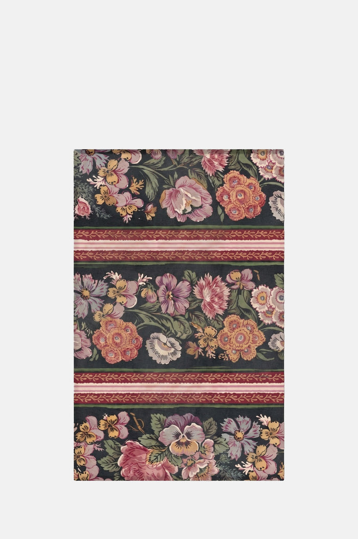 The Kensington Paperie Gertrude Ebony Wrapping Paper Set of 3 Sheets.