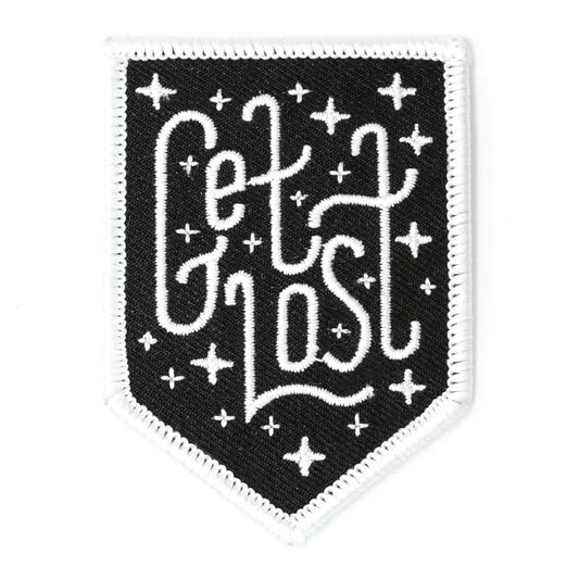 Get Lost Embroidered Iron-On Patch