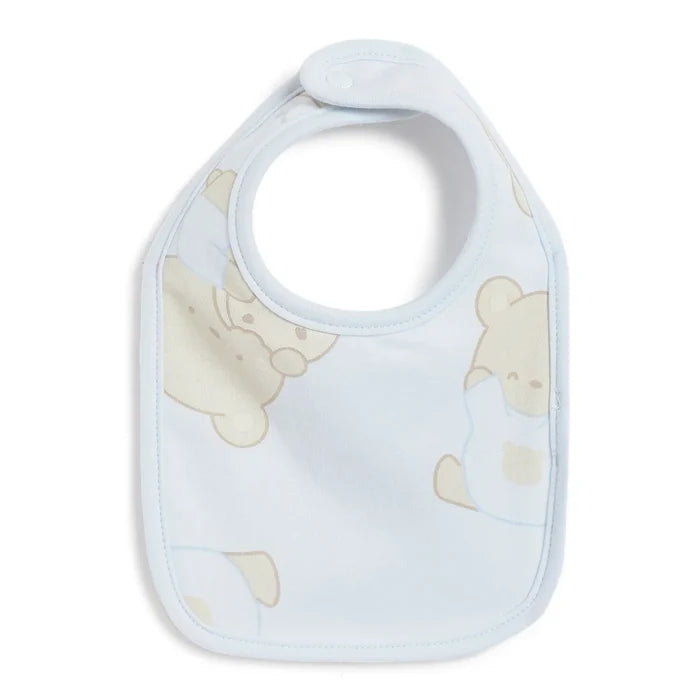 Gift Box Baby Suit & Bib & Cap Blue