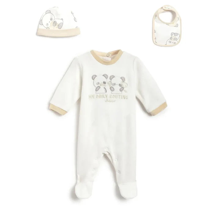 Gift Box Baby Suit & Bib & Cap Unisex