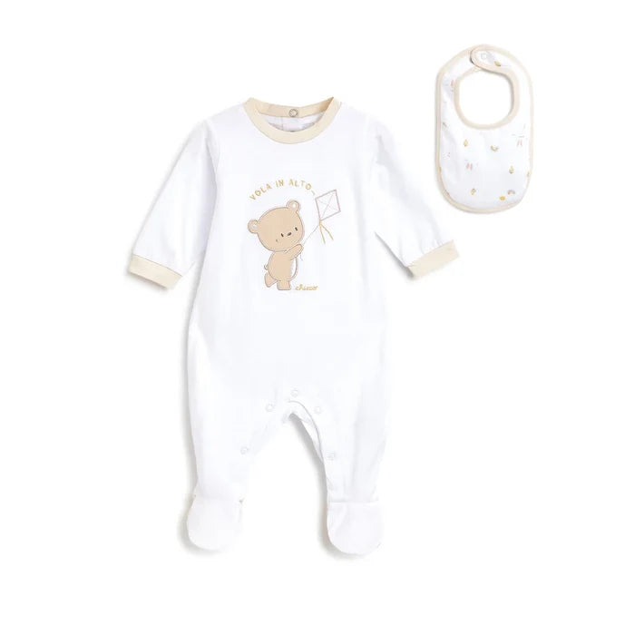 Gift Box Baby Suit & Bib & Cap Unisex