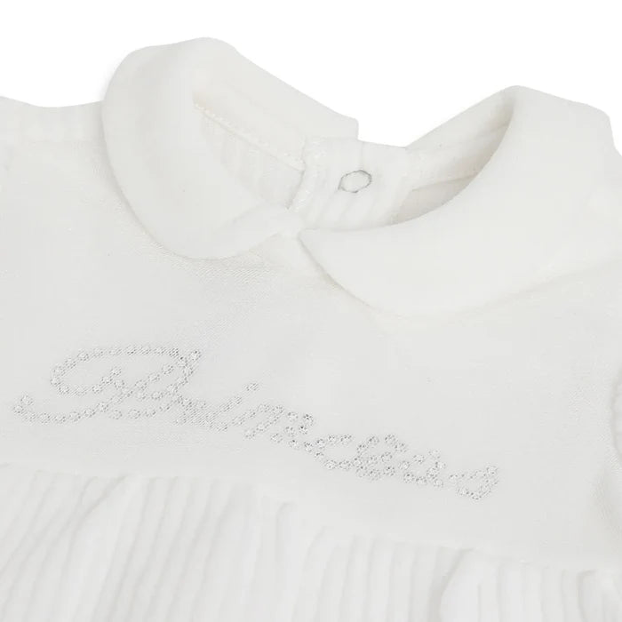 Girls Pink Leg Opening Babysuit