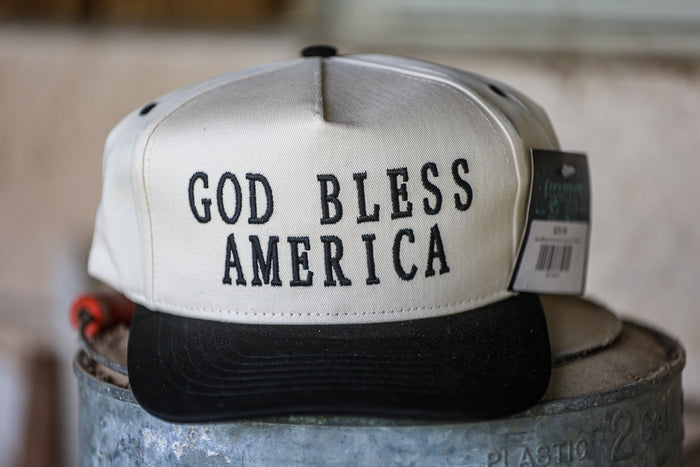 God Bless America Trucker Hat