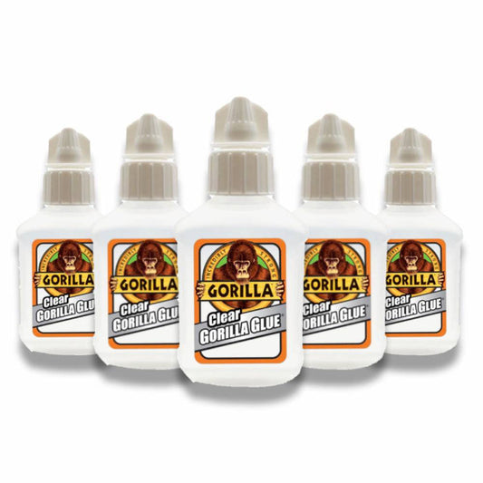 Gorilla - Clear Gorilla Glue - 1.75 Oz - 5 Pack
