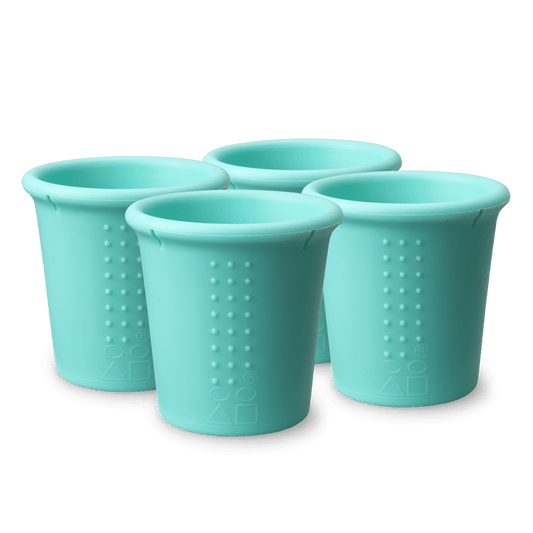 GoSili - GoSili® 8oz Stackable Silicone Toddler Drinking Cup Bundle, 4pk