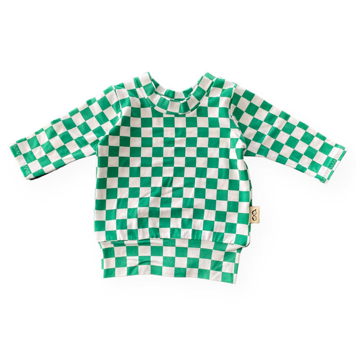 Green Checkered Lounge Set