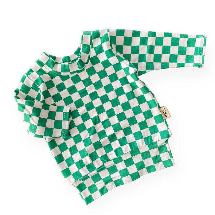 Green Checkered Lounge Set