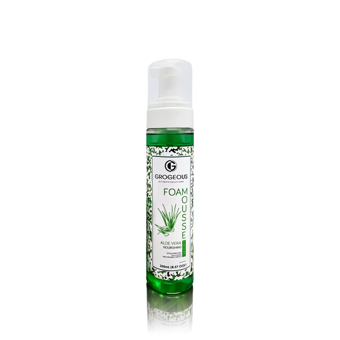 Grogeous Aloe Vera Nourishing Hair Foam Mousse - Hydrating & Strengthening Care