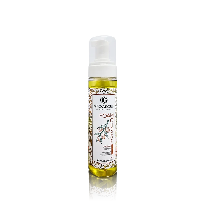 Grogeous Argan Shining Hair Foam Lightweight - Shine & Strength Boost