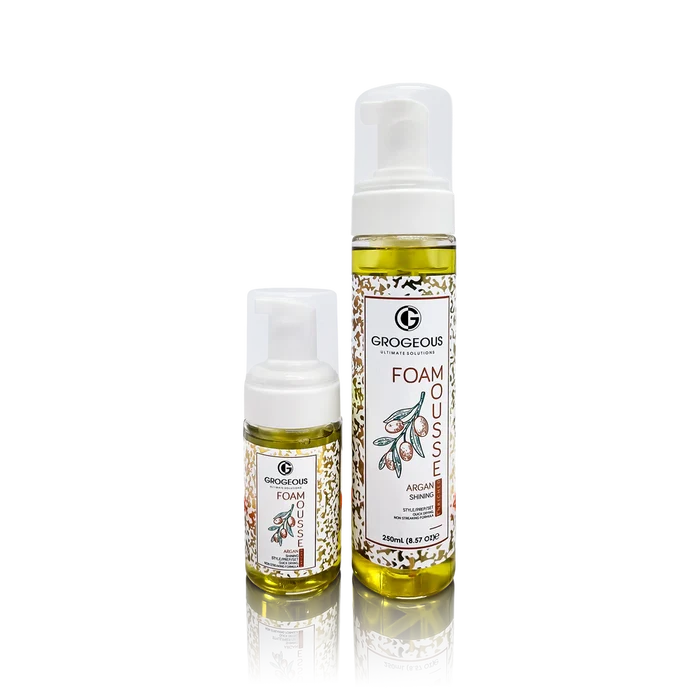Grogeous Argan Shining Hair Foam Lightweight - Shine & Strength Boost