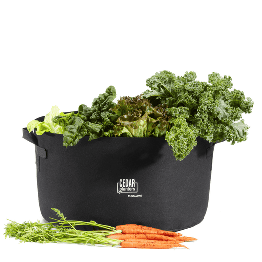 Cedar Planters Grow Bag (15 Gallon)