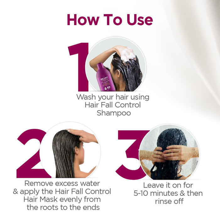 Hair Fall Control Hair Mask with Pea Protein & Caffeine for Stronger Hair -250 g(Pack of 2)