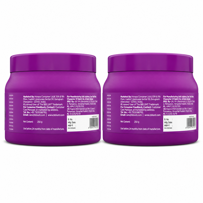 Hair Fall Control Hair Mask with Pea Protein & Caffeine for Stronger Hair -250 g(Pack of 2)