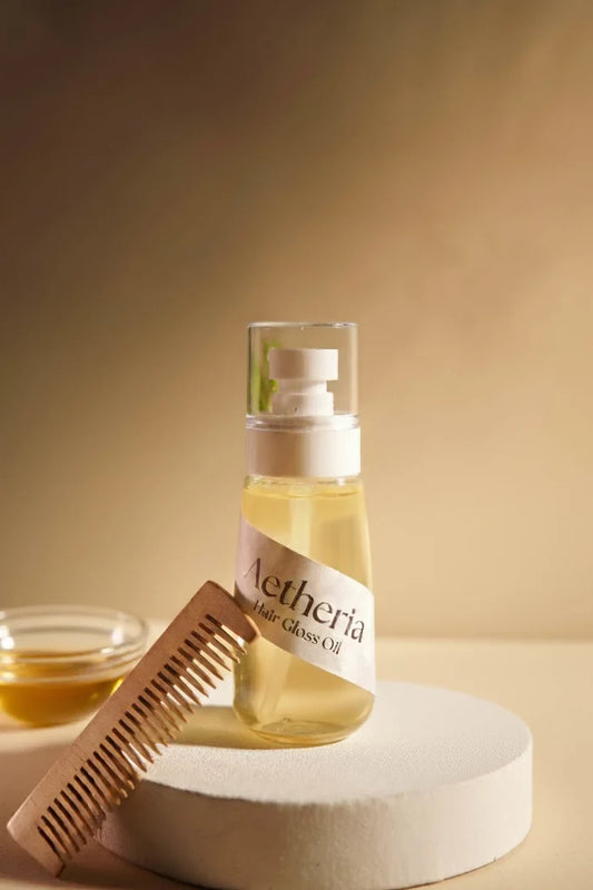 Hair Gloss Oil + Hair Care