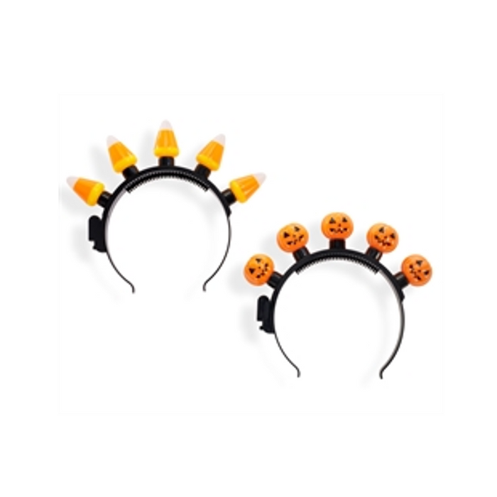 HALLOWEEN LED Headband Pumpkin/Candycorn