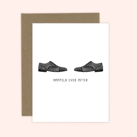 Happily Ever After Mr + Mr Newlywed Gay LGBTQ+ Greeting Card - Magnolia Lane co. Home + Garden + Gift