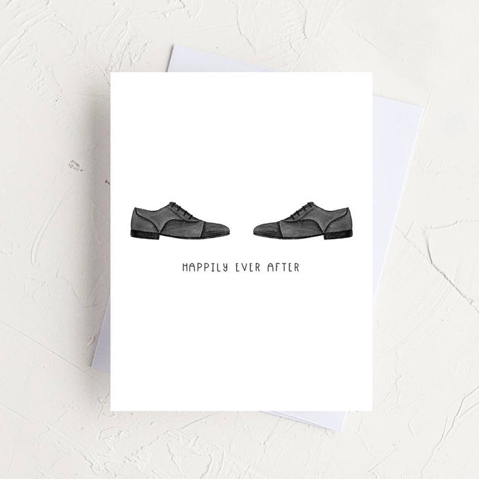 Happily Ever After Mr + Mr Newlywed Gay LGBTQ+ Greeting Card - Magnolia Lane co. Home + Garden + Gift