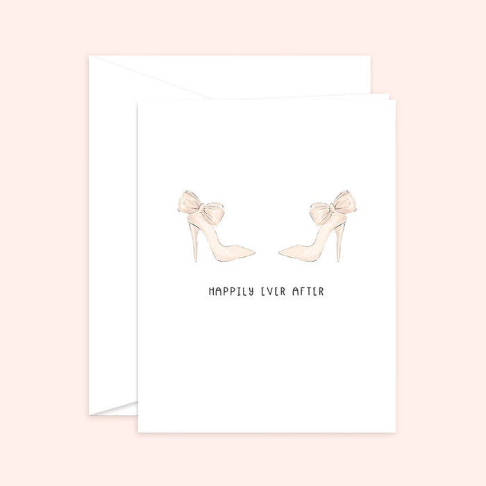 Happily Ever After Mrs + Mrs Newlywed Lesbian Gay LGBTQ+Greeting Card - Magnolia Lane co. Home + Garden + Gift