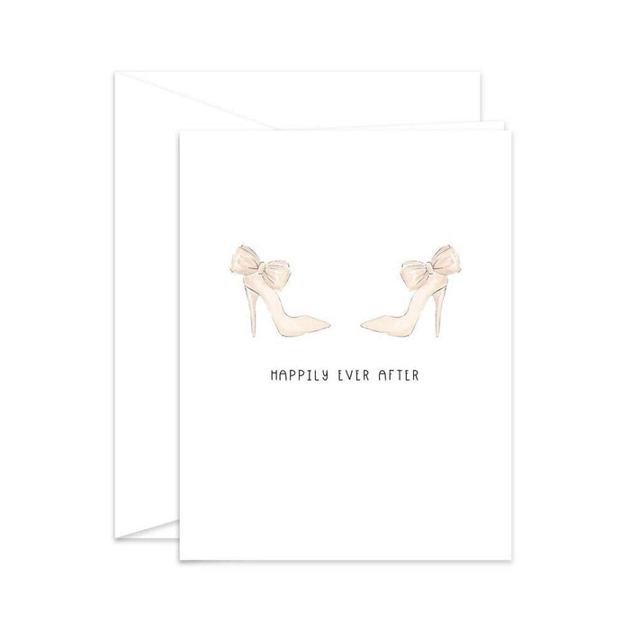Happily Ever After Mrs + Mrs Newlywed Lesbian Gay LGBTQ+Greeting Card - Magnolia Lane co. Home + Garden + Gift