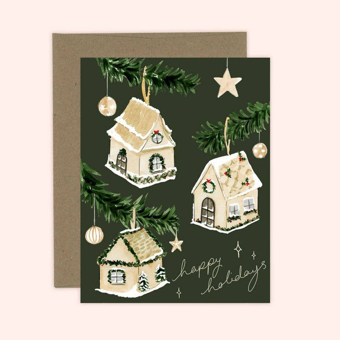 Happy Holidays Gingerbread House Card - Magnolia Lane co. Home + Garden + Gift