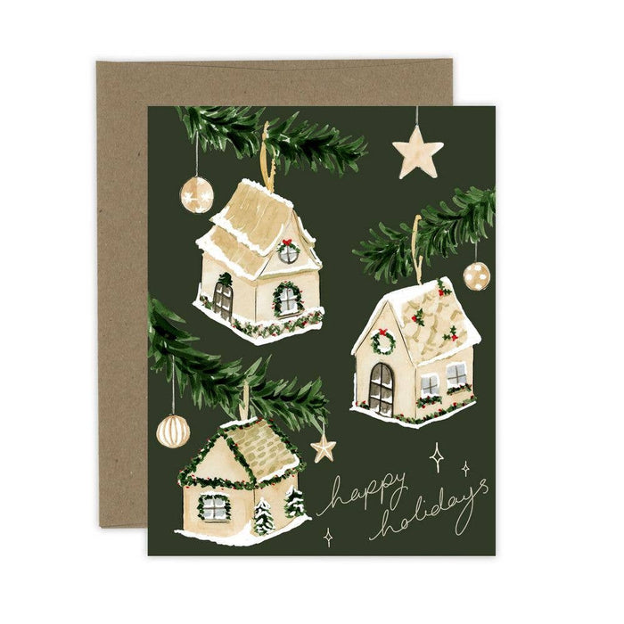 Happy Holidays Gingerbread House Card - Magnolia Lane co. Home + Garden + Gift