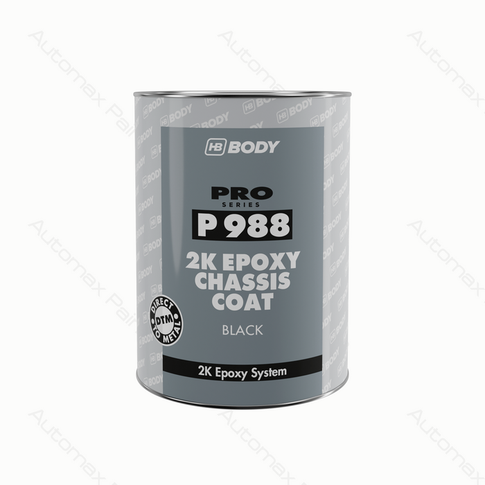 HB Body P988 2K Epoxy Chassis Coat Black 4L