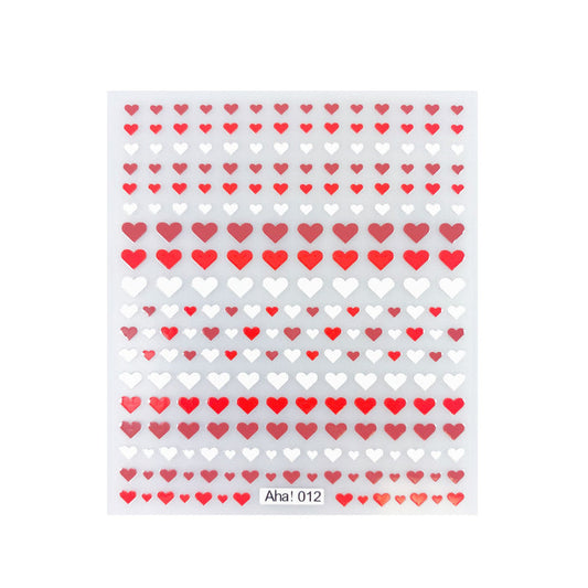 Hearts ❤  Hearts!  ~ Self Adhesive Decals | Lula Beauty