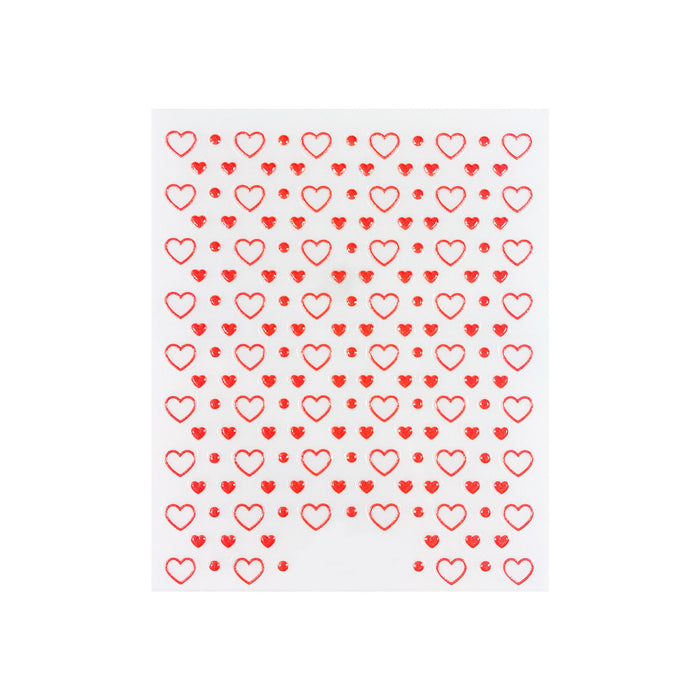 Hearts ❤  Hearts!  ~ Self Adhesive Decals | Lula Beauty