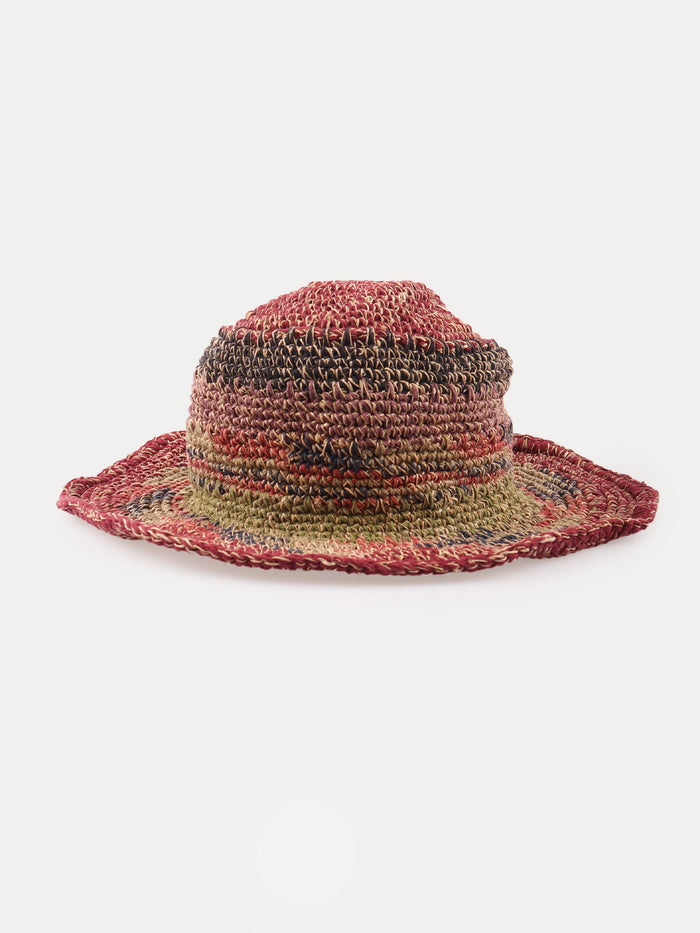 Hemp Cotton Good Vibes Sun Hat | Multi-Image 2