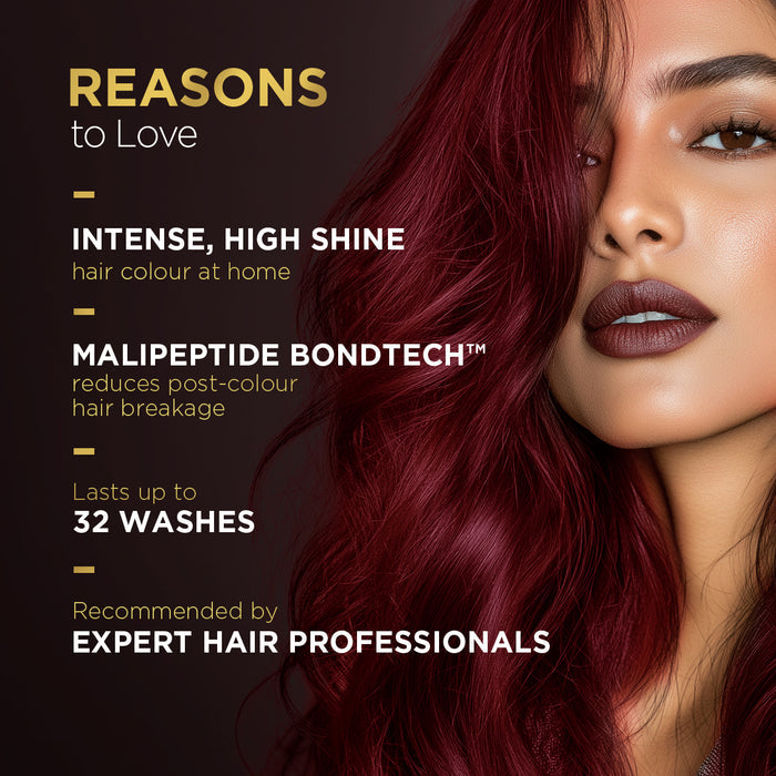 High Shine Conditioning Hair Colour - Cherry Red (Shade 6.62)(Pack of 2)