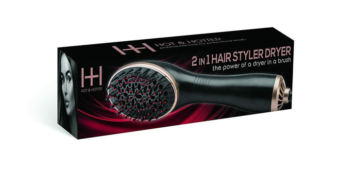 Hot & Hotter 2-in-1 Ceramic Hair Styler Dryer by ANNIE