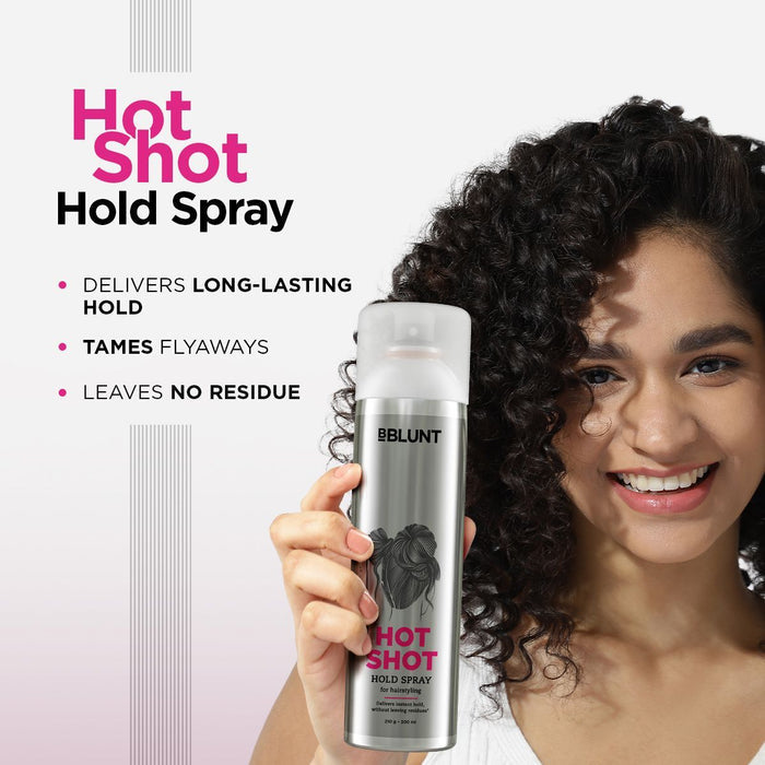 Hot Shot Hold Spray for Instant & Firm Hold - 300 ml(Pack of 2)