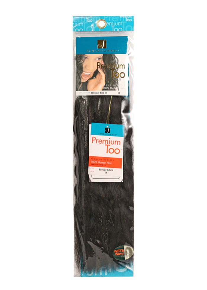 Human Hair Super Bulk Braids 14"