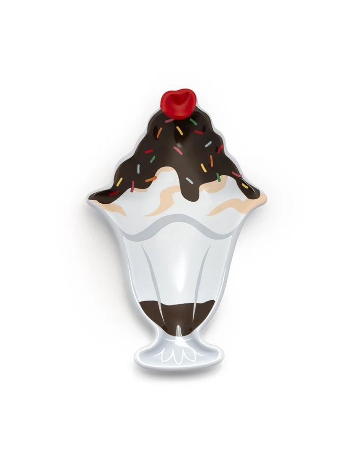 Ice Cream Sundae- Ceramic Trinket & Jewelry Tray / Dish