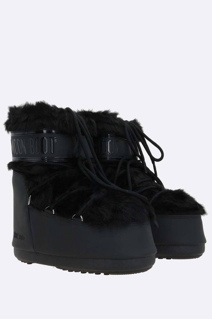 Icon Low snow boots in faux fur