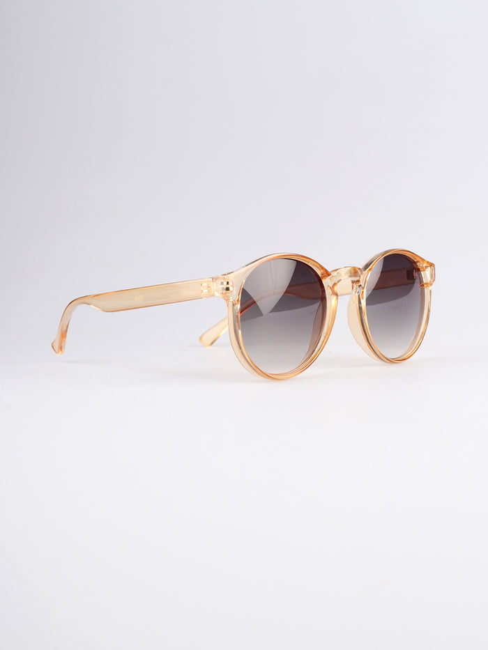 Indie Round Acrylic Sunglasses | Mustard-Image 4