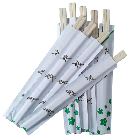 Individually Wrapped Bamboo Chopsticks