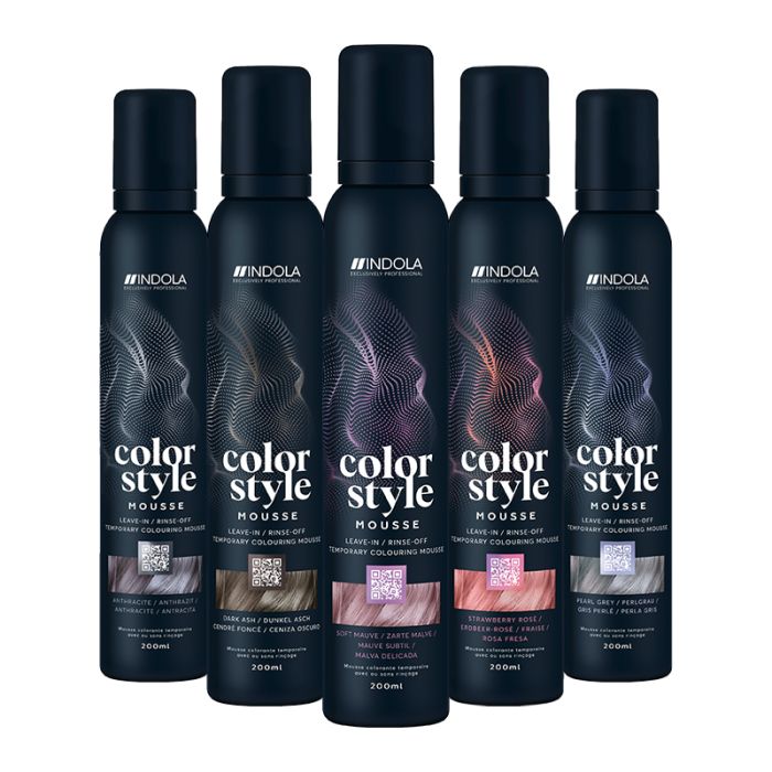 Indola Professional Color Style Mousse 200ml - Medium Blonde