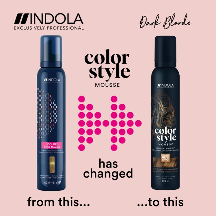 Indola Professional Color Style Mousse 200ml - Medium Blonde