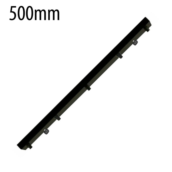 Industrial Square 5 Outlet Ceiling Rose Black 500mm Light Fitting~1207