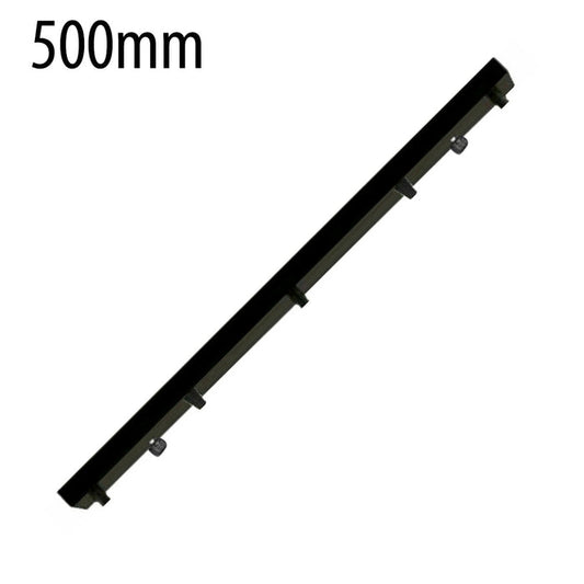 Industrial Square 5 Outlet Ceiling Rose Black 500mm Light Fitting~1207