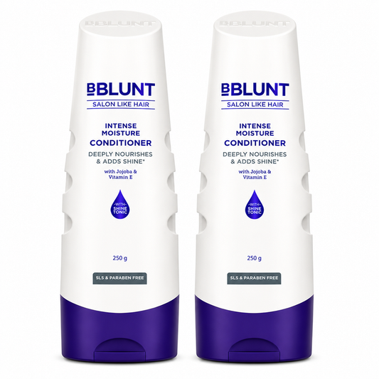 Intense Moisture Conditioner with Vitamin E & Jojoba for Dry & Frizzy Hair - 250 g(Pack of 2)