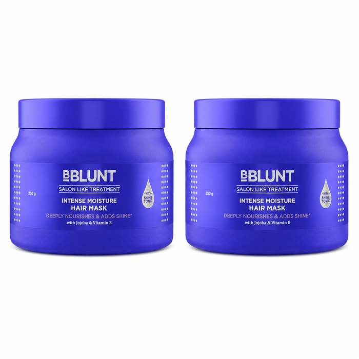 Intense Moisture Hair Mask with Jojoba Oil & Vitamin E for Nourished & Shiny Hair- 250 g(Pack of 2)
