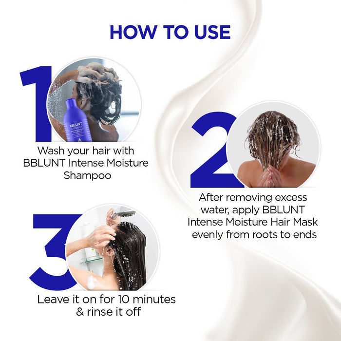 Intense Moisture Hair Mask with Jojoba Oil & Vitamin E for Nourished & Shiny Hair- 250 g(Pack of 2)